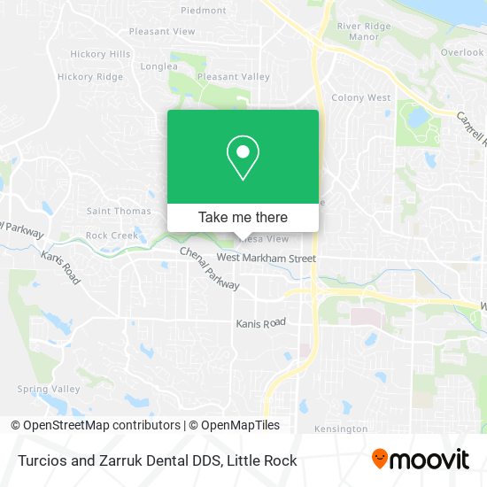 Turcios and Zarruk Dental DDS map