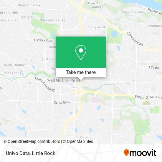 Mapa de Univo Data