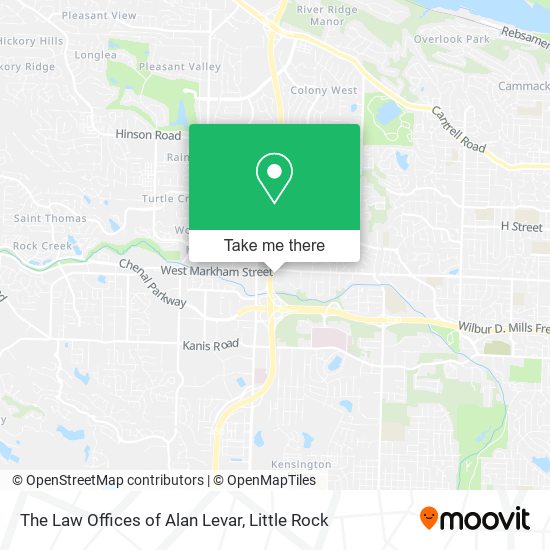 The Law Offices of Alan Levar map