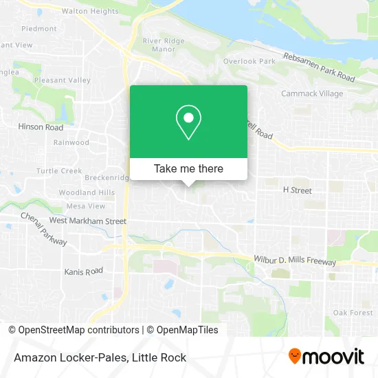 Amazon Locker-Pales map