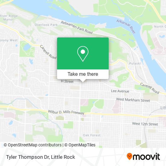 Tyler Thompson Dr map