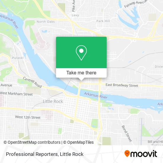 Professional Reporters map