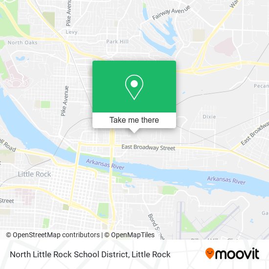 Mapa de North Little Rock School District