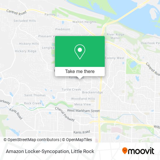 Amazon Locker-Syncopation map