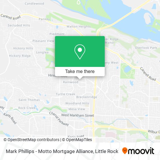 Mapa de Mark Phillips - Motto Mortgage Alliance