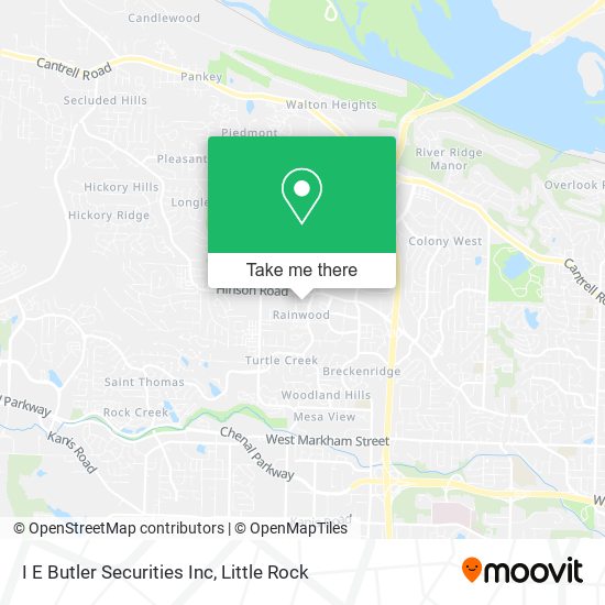 Mapa de I E Butler Securities Inc