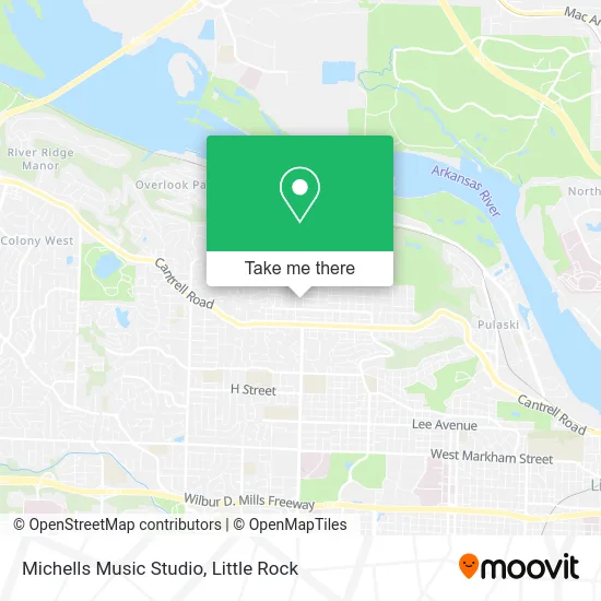 Michells Music Studio map