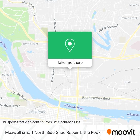 Mapa de Maxwell smart North Side Shoe Repair