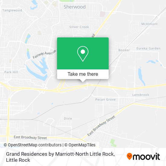 Grand Residences by Marriott-North Little Rock map