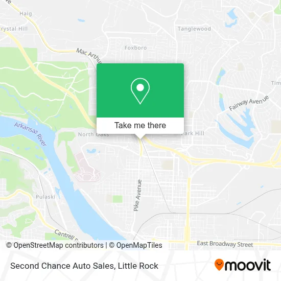 Second Chance Auto Sales map