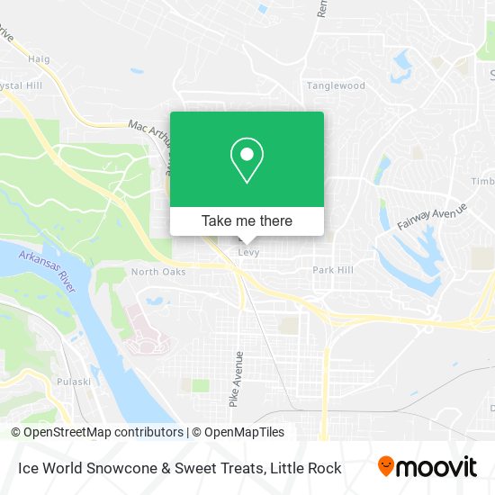 Ice World Snowcone & Sweet Treats map