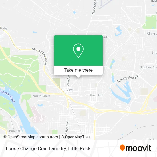 Loose Change Coin Laundry map