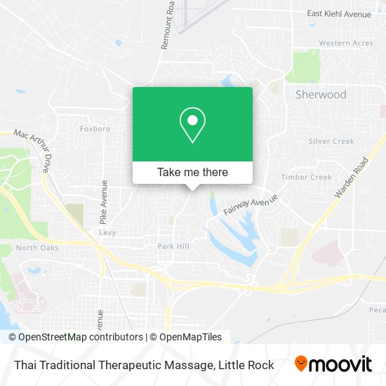 Thai Traditional Therapeutic Massage map
