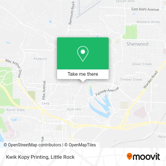 Kwik Kopy Printing map