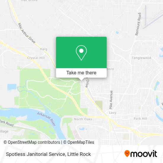 Spotless Janitorial Service map