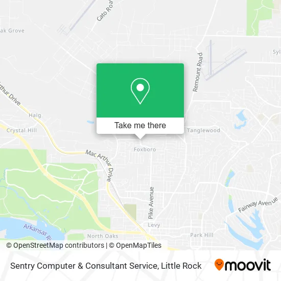 Sentry Computer & Consultant Service map