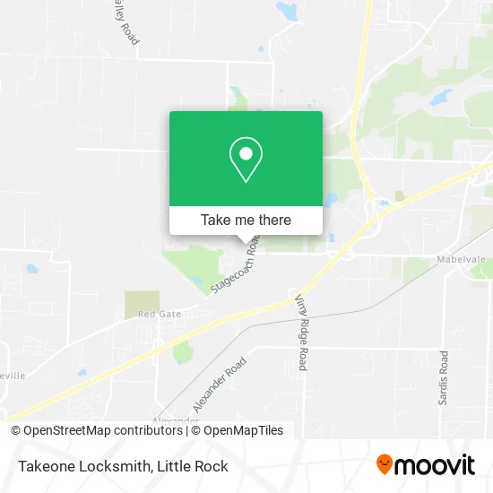 Takeone Locksmith map
