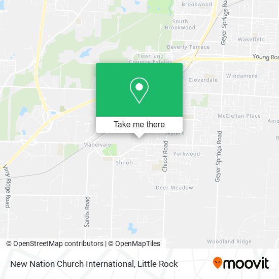 New Nation Church International map