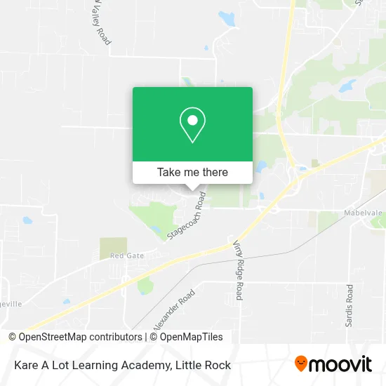 Kare A Lot Learning Academy map
