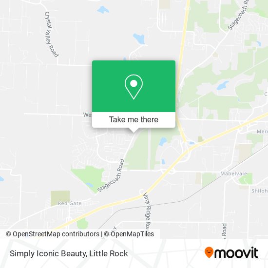 Simply Iconic Beauty map