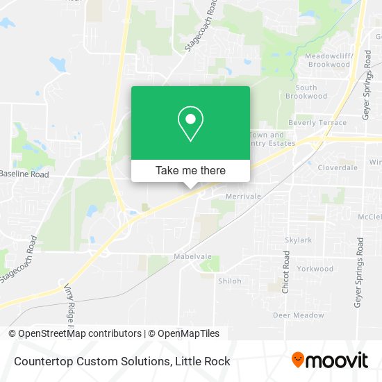 Countertop Custom Solutions map