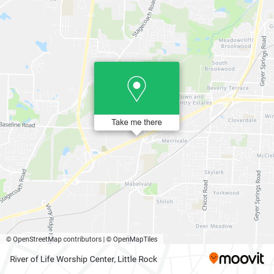 River of Life Worship Center map