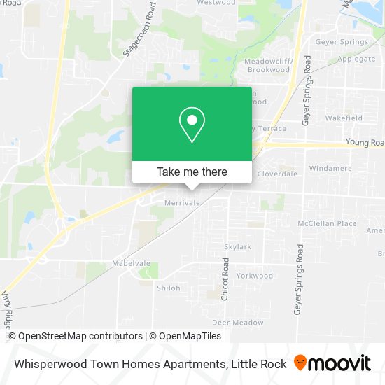 Whisperwood Town Homes Apartments map