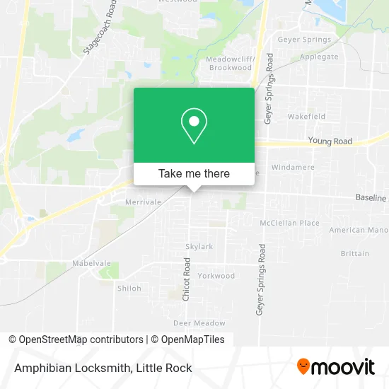Amphibian Locksmith map