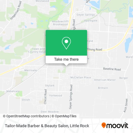 Tailor-Made Barber & Beauty Salon map