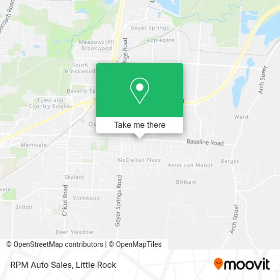 RPM Auto Sales map