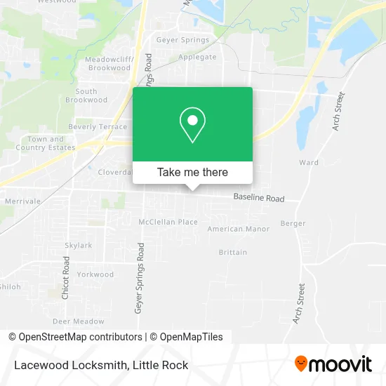Lacewood Locksmith map