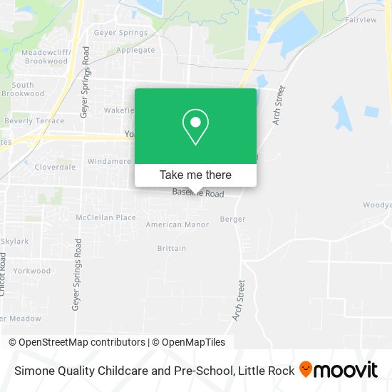 Mapa de Simone Quality Childcare and Pre-School