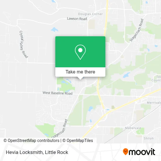 Hevia Locksmith map