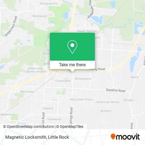 Magnetic Locksmith map