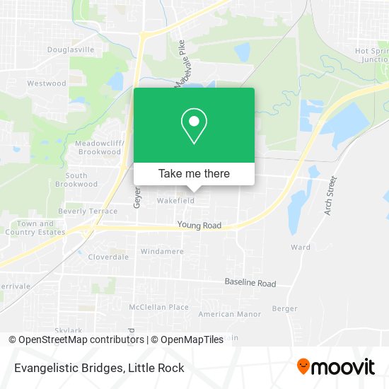 Evangelistic Bridges map