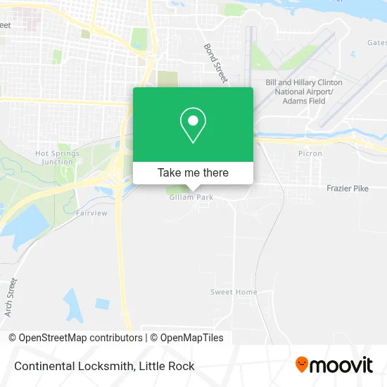 Continental Locksmith map