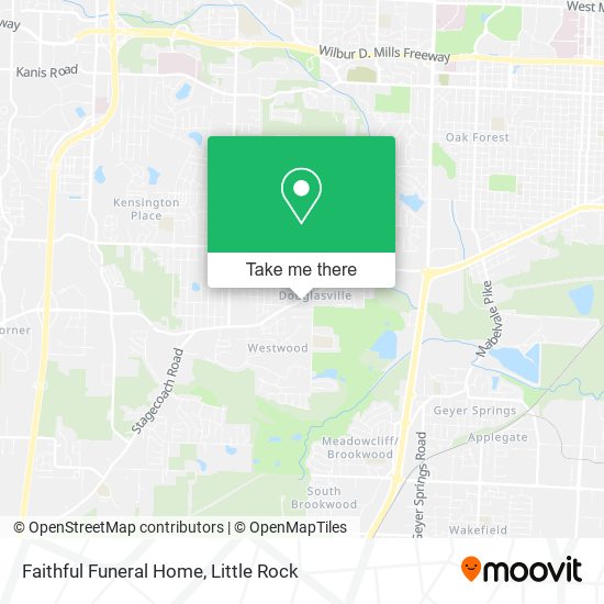 Faithful Funeral Home map