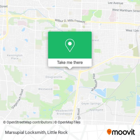 Marsupial Locksmith map