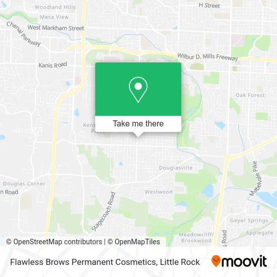 Flawless Brows Permanent Cosmetics map