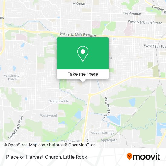 Mapa de Place of Harvest Church