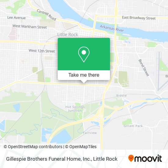 Gillespie Brothers Funeral Home, Inc. map