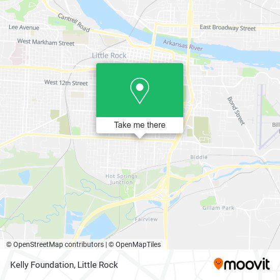 Kelly Foundation map