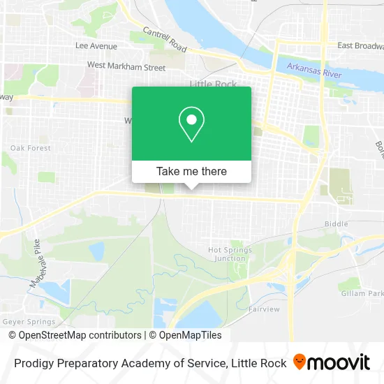 Prodigy Preparatory Academy of Service map