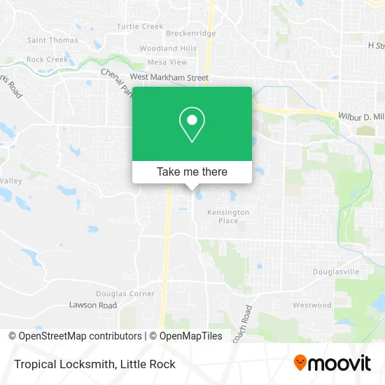Tropical Locksmith map
