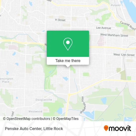 Penske Auto Center map