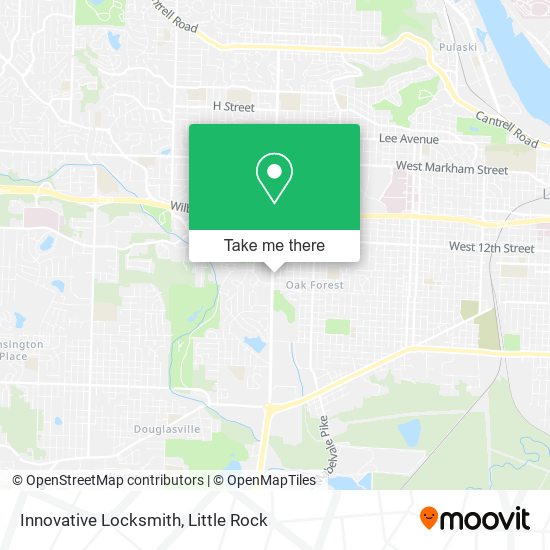 Innovative Locksmith map