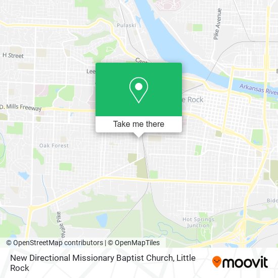 New Directional Missionary Baptist Church map
