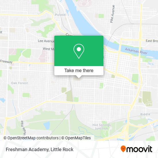Freshman Academy map