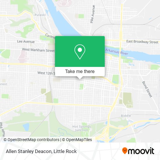 Mapa de Allen Stanley Deacon