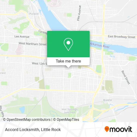 Accord Locksmith map